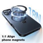 Coque Torras Ostand Spin MagSafe Series pour iPhone 16 - Clear – Image 3