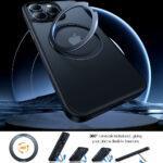 Coque Torras Ostand Pro MagSafe Series pour iPhone 15 Pro Max - Black – Image 3