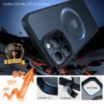 Coque Torras Ostand Pro MagSafe Series pour iPhone 15 Pro Max - Black – Image 6