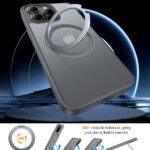Coque Torras Ostand Pro MagSafe Series pour iPhone 15 Pro - Titanium Grey – Image 5