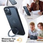 Coque Torras Ostand MagSafe Series pour iPhone 15 - Black – Image 4