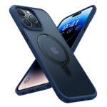 Coque Torras Ostand MagSafe Series pour iPhone 15 Pro Max - Navy Blue – Image 2