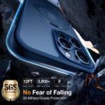 Coque Torras Ostand MagSafe Series pour iPhone 15 Pro Max - Navy Blue – Image 6