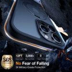 Coque Torras Ostand MagSafe Series pour iPhone 15 Pro Max - Black – Image 4