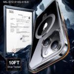 Coque Torras Ostand MagSafe Series pour iPhone 15 - Clear – Image 2