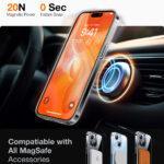 Coque Torras Ostand MagSafe Series pour iPhone 15 - Clear – Image 4