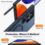 Coque Torras Ostand MagSafe Series pour Samsung Galaxy S24 Ultra - Black – Image 4