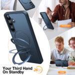 Coque Torras Ostand MagSafe Series pour Samsung Galaxy S24 Plus - Black – Image 6