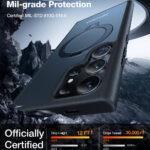 Coque Torras Ostand Spin MagSafe Series pour Samsung Galaxy S24 Ultra - Black – Image 2