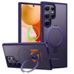 Coque Torras Ostand Spin MagSafe Series pour Samsung Galaxy S24 Ultra - Purple