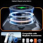 Coque Torras Ostand Spin MagSafe Series pour Samsung Galaxy S24 Ultra - Dark Grey – Image 3