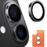 Protection d'objectif Torras Lensguard Camera Protector pour iPhone 16 / iPhone 16 Plus - Black