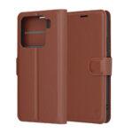 Étui portefeuille Techsuit Leather Folio pour Xiaomi 15 - Brown – Image 6