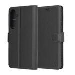 Étui portefeuille Techsuit Leather Folio pour Samsung Galaxy S25 Plus - Black – Image 6