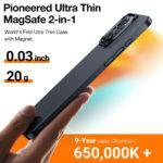 Coque Torras OriginFit-Mag Series pour iPhone 15 Pro Max - Black – Image 4