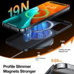 Coque Torras OriginFit-Mag Series pour iPhone 15 Pro Max - Black – Image 5