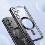 Coque Techsuit Luxury Crystal MagSafe pour Samsung Galaxy S25 Plus - Deep Green – Image 5