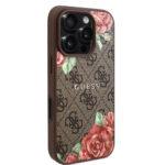 Coque Guess Hardcase 4G Flower Print MagSafe pour iPhone 16 Pro Max - Brown – Image 2