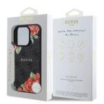 Coque Guess Hardcase 4G Flower Print MagSafe pour iPhone 16 Pro - Black – Image 5
