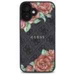 Coque Guess Hardcase 4G Flower Print MagSafe pour iPhone 16 - Black – Image 2