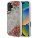 Coque Guess Hardcase 4G Flower Print MagSafe pour iPhone 16 - Pink