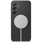 Coque Ringke Silicone Magnetic MagSafe pour Samsung Galaxy S25 - Black – Image 5