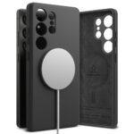 Coque Ringke Silicone Magnetic MagSafe pour Samsung Galaxy S25 Ultra - Black