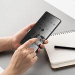 Lot de 2 protections d'écran Ringke Easy Slide Privacy Tempered Glass pour Samsung Galaxy S25 Plus - Privacy – Image 5