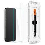 Lot de 2 protections d'écran Spigen Glas.tR EZ-FIT pour iPhone 14 Pro - Clear – Image 4