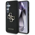 Coque Guess Hardcase 4G Grained Big Logo pour Samsung Galaxy S25 - Black