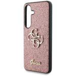 Coque Guess Glitter Script Big 4G Logo pour Samsung Galaxy S25 - Pink – Image 4