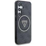 Coque Guess IML Metal Glitter 4G Circle Triangle MagSafe pour Samsung Galaxy S25 Plus - Black – Image 5