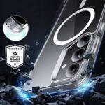 Coque MagSafe ESR Classic Hybrid HaloLock pour Samsung Galaxy S25 Plus - Clear – Image 3