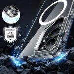 Coque MagSafe ESR Classic Hybrid HaloLock pour Samsung Galaxy S25 Ultra - Clear – Image 4
