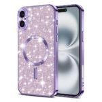 Coque Techsuit Luxury Glitter MagSafe pour iPhone 16 Plus - Light Purple