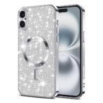 Coque Techsuit Luxury Glitter MagSafe pour iPhone 16 Plus - Silver