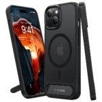 Coque Torras Pstand MagSafe pour iPhone 15 - Black