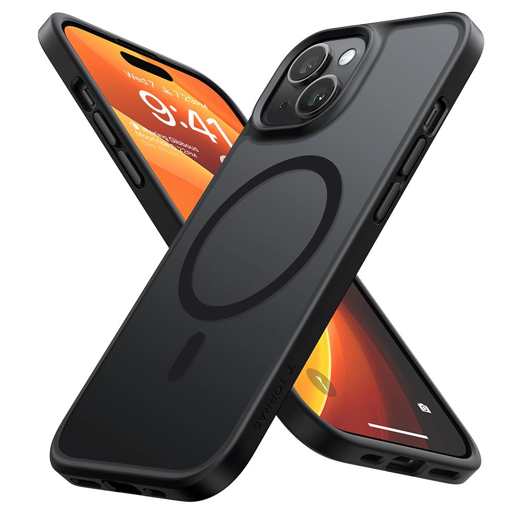 1946425 Coque Torras Guardian Magnetic Series pour iPhone 15 - Black – Image 1