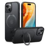 Coque Torras Ostand MagSafe Series pour iPhone 15 - Black