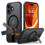 Coque Torras Pstand Spin MagSafe pour iPhone 16 - Black