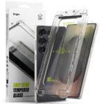 Lot de 2 protections d'écran Ringke Easy Slide Tempered Glass pour Samsung Galaxy S25 Ultra - Clear