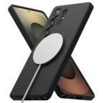 Coque Ringke Silicone Magnetic MagSafe pour Samsung Galaxy S25 Ultra - Black – Image 2