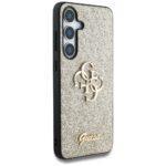 Coque Guess Glitter Script Big 4G Logo pour Samsung Galaxy S25 - Gold – Image 3