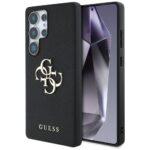 Coque Guess Hardcase 4G Grained Big Logo pour Samsung Galaxy S25 Ultra - Black