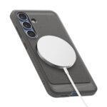 Coque Spigen Rugged Armor MagSafe pour Samsung Galaxy S25 - Marble Grey – Image 6