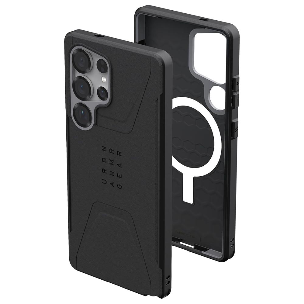 1962979 Coque UAG Civilian Pro MagSafe pour Samsung Galaxy S25 Ultra - Black – Image 1