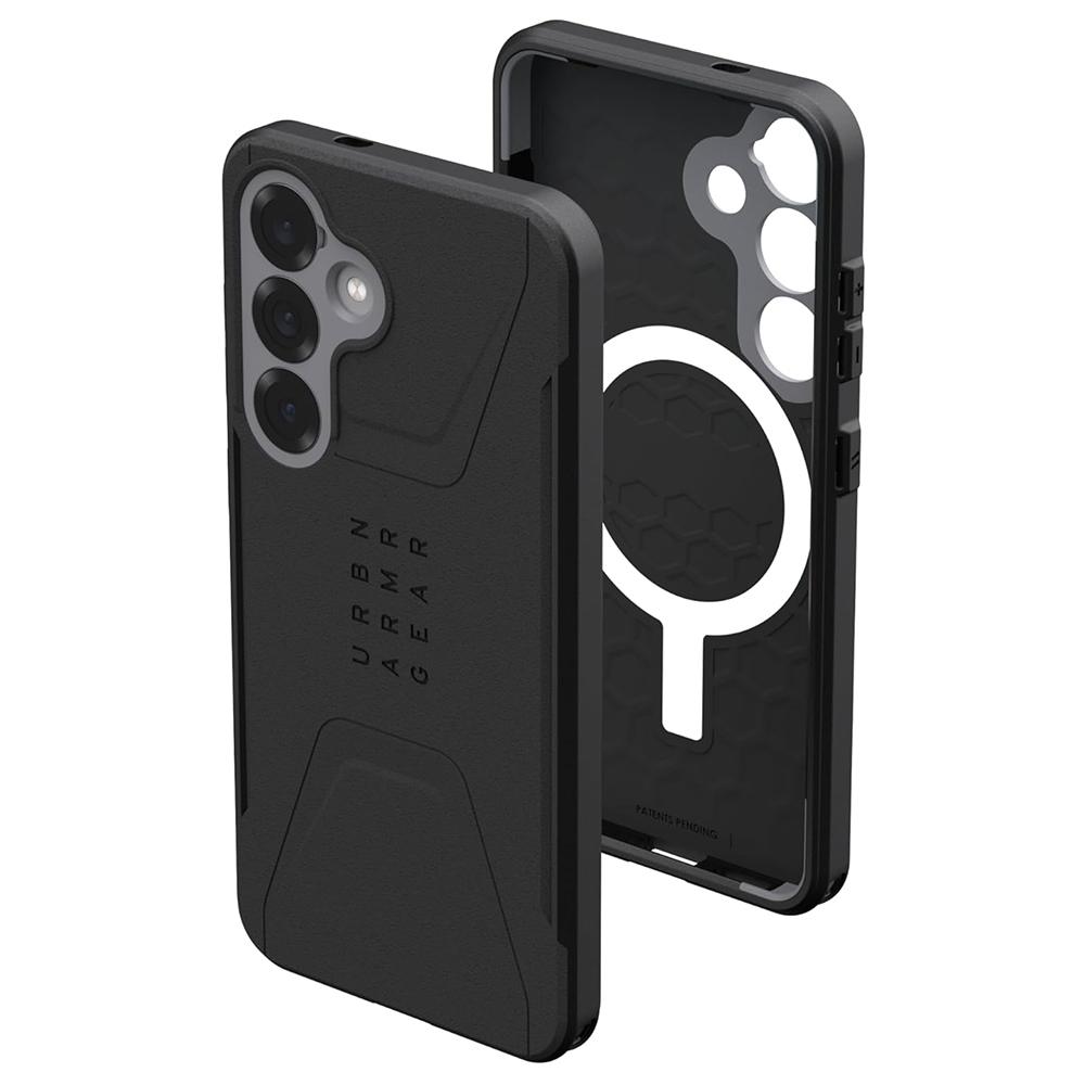 1965493 Coque UAG Civilian Pro MagSafe pour Samsung Galaxy S25 - Black – Image 1