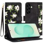 Étui portefeuille Techsuit FlipCraft pour Samsung Galaxy S25 Plus - Flowers of the Dawn