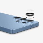 Lot de 2 protections d'objectif Spigen Optik.tR EZ Fit Pro Camera Glass pour Samsung Galaxy S25 Ultra - Black – Image 2