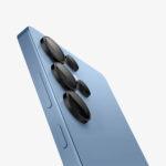 Lot de 2 protections d'objectif Spigen Optik.tR EZ Fit Pro Camera Glass pour Samsung Galaxy S25 Ultra - Black – Image 5